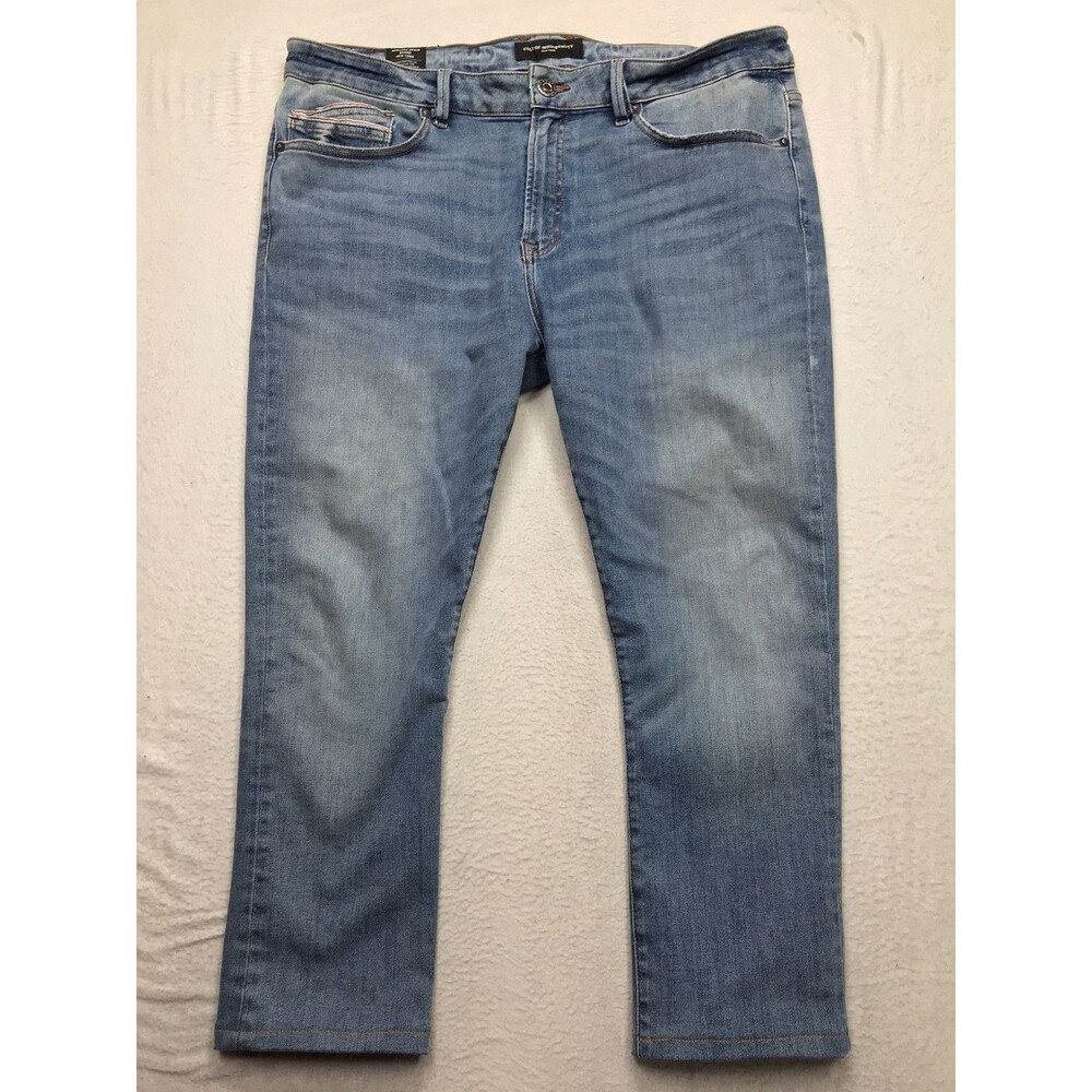 CULT OF INDIVIDUALITY Jeans Men 40x26 Cropped Punk Super Skinny Stretch Light